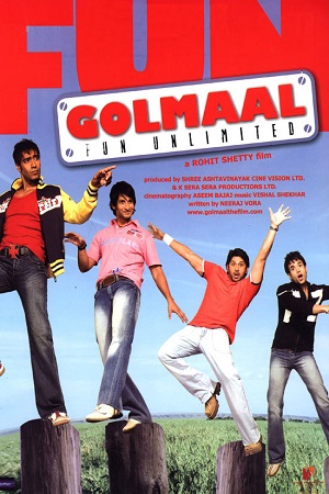  Golmaal: Fun Unlimited (2006) Hindi Full Movie 480p [400MB] | 720p [1.2GB] | 1080p [4GB]